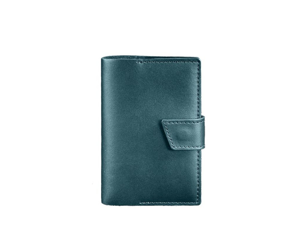 Кожаная обложка для паспорта 4.0 зеленая Blancnote BN-OP-4-malachite - Фото № 6