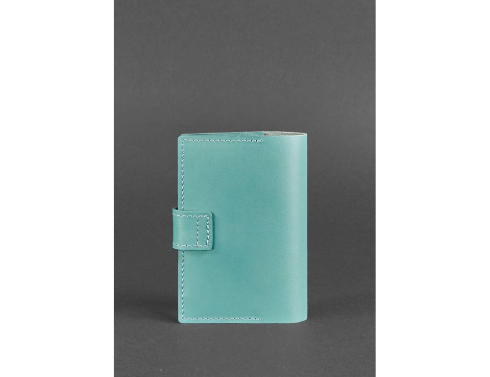Шкіряна обкладинка для паспорта 4.0 бірюзова Blancnote BN-OP-4-tiffany - Фотографія № 4