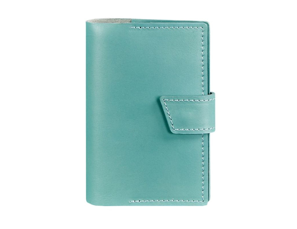 Шкіряна обкладинка для паспорта 4.0 бірюзова Blancnote BN-OP-4-tiffany - Фотографія № 6