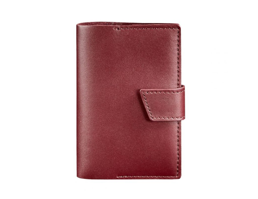 Шкіряна обкладинка для паспорта 4.0 бордова Blancnote BN-OP-4-vin - Фотографія № 6