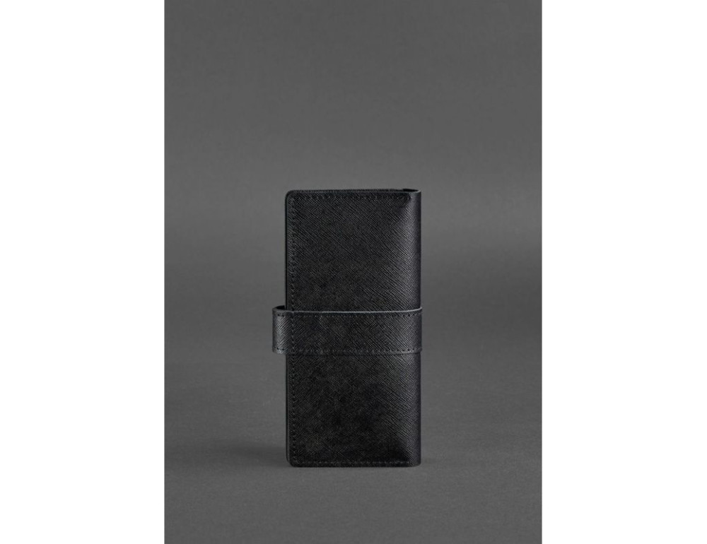 Шкіряне портмоне 3.1 чорне Blancnote BN-PM-3-1-blackwood - Фотографія № 4