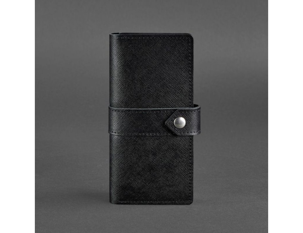 Шкіряне портмоне 3.1 чорне Blancnote BN-PM-3-1-blackwood - Фотографія № 5