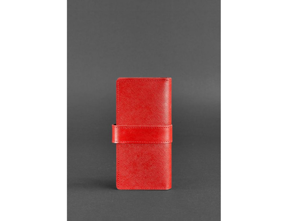 Шкіряне портмоне 3.1 червоне Saffiano Blanknote BN-PM-3-1-red - Фотографія № 4