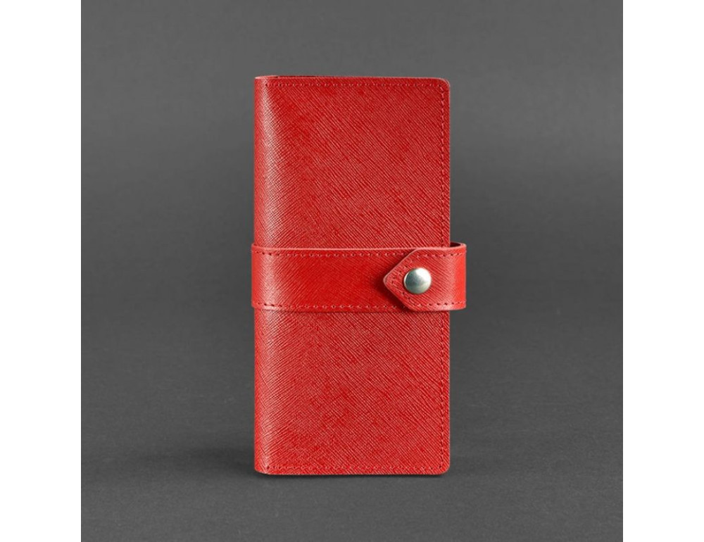 Шкіряне портмоне 3.1 червоне Saffiano Blanknote BN-PM-3-1-red - Фотографія № 5