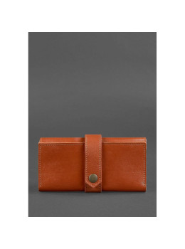 Светло-коричневый кожаный портмоне BlankNote  BN-PM-3-K