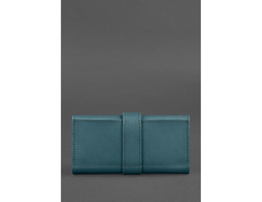 Шкіряне жіноче портмоне 3.0 зелене Краст Blanknote BN-PM-3-malachite - Фотографія № 4