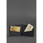 Чоловічий шкіряний портмоне 4.1 (4 кишені) чорний Crazy Horse Blancnote BN-PM-4-1-g-kr - Фотографія № 101
