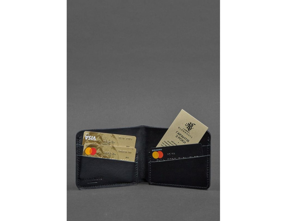 Шкіряне портмоне на кнопці Blancnote BN-PM-4-1-g - Фотографія № 2