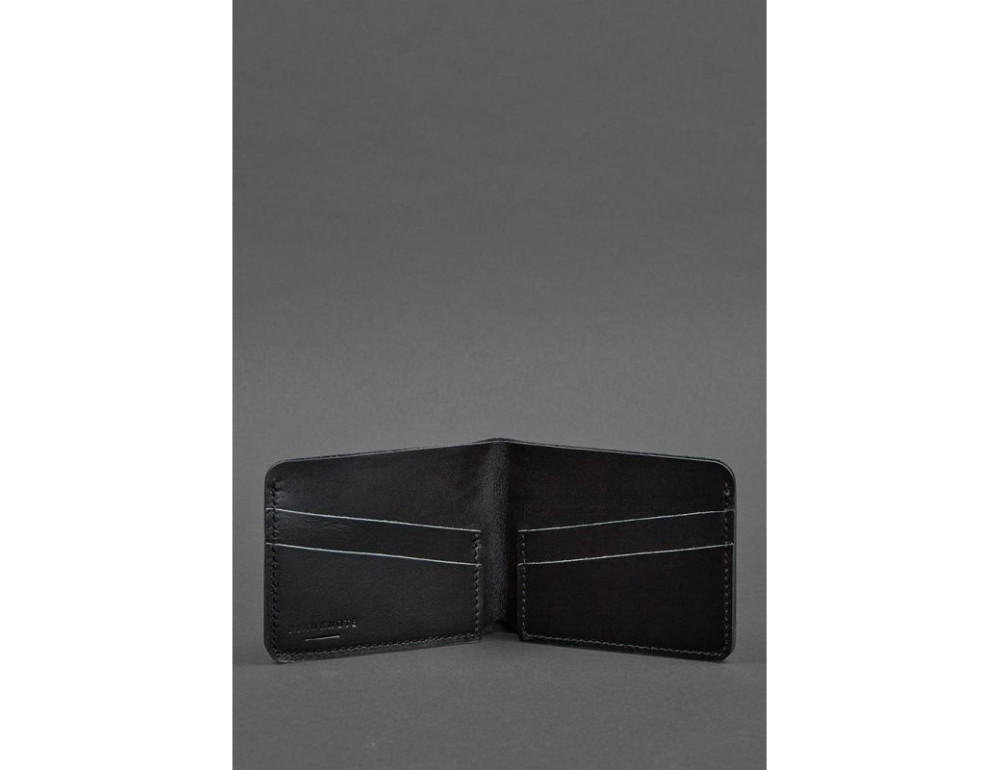 Шкіряне портмоне на кнопці Blancnote BN-PM-4-1-g - Фотографія № 4