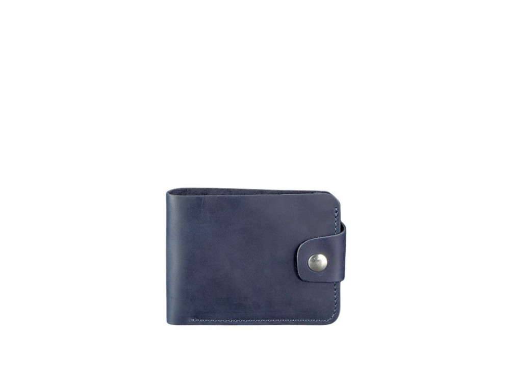 Шкіряне портмоне 4.3 синє Blancnote BN-PM-4-3-nn - Фотографія № 6