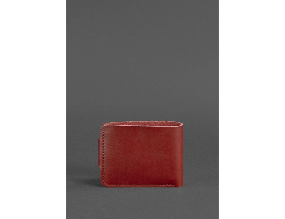 Шкіряне портмоне 4.3 бордове Blancnote BN-PM-4-3-vin - Фотографія № 4