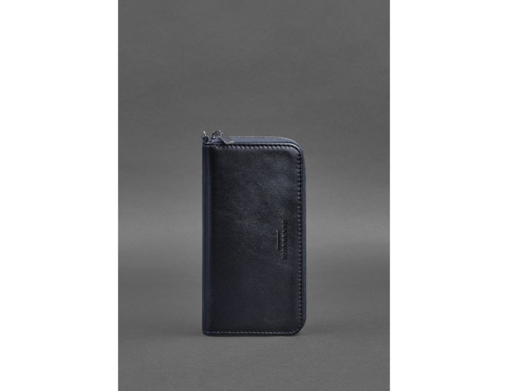 Шкіряне портмоне на блискавці 6.1 Темно-синє Blancnote BN-PM-6-1-navy-blue - Фотографія № 1 Шкіряне портмоне на блискавці 6.1 Темно-синє Blancnote BN-PM-6-1-navy-blue - Фотографія № 1