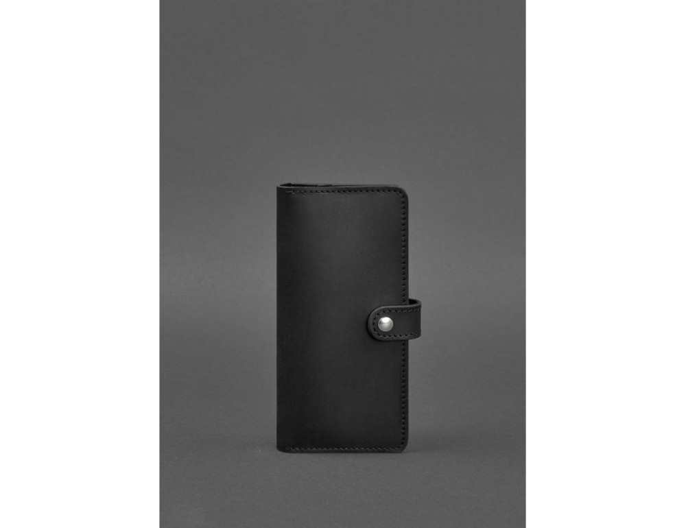 Шкіряне портмоне 7.0 Чорне Crazy Horse Blancnote BN-PM-7-g-kr - Фотографія № 2
