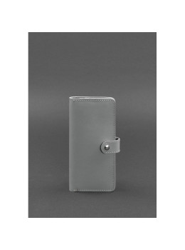 Кожаное портмоне 7.0 серое BN-PM-7-shadow