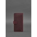Шкіряне бордове портмоне 7.0 Карбон Blancnote BN-PM-7-vin-karbon - Фотографія № 103