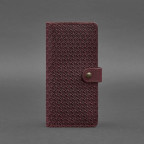 Шкіряне бордове портмоне 7.0 Карбон Blancnote BN-PM-7-vin-karbon - Фотографія № 104