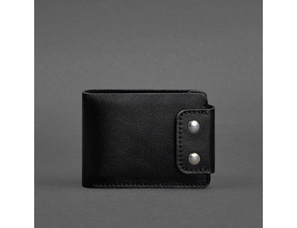 Чоловічий шкіряний портмоне Zeus 9.0 чорний Blancnote BN-PM-9-g - Фотографія № 4