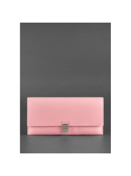Розовый кожаный органайзер под документы Blanknote BN-TK-2-PINK-PEACH