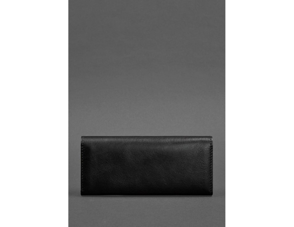 Шкіряний жіночий гаманець Керрі 1.0 чорний Krast Blancnote BN-W-1-g - Фотографія № 4