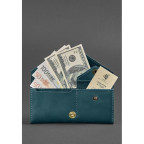 Шкіряний жіночий гаманець Керрі 1.0 зелений Blancnote BN-W-1-malachite - Фотографія № 101