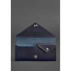 Жіночий шкіряний гаманець Керрі 1.0 темно-синій Blancnote BN-W-1-navy-blue - Фотографія № 102