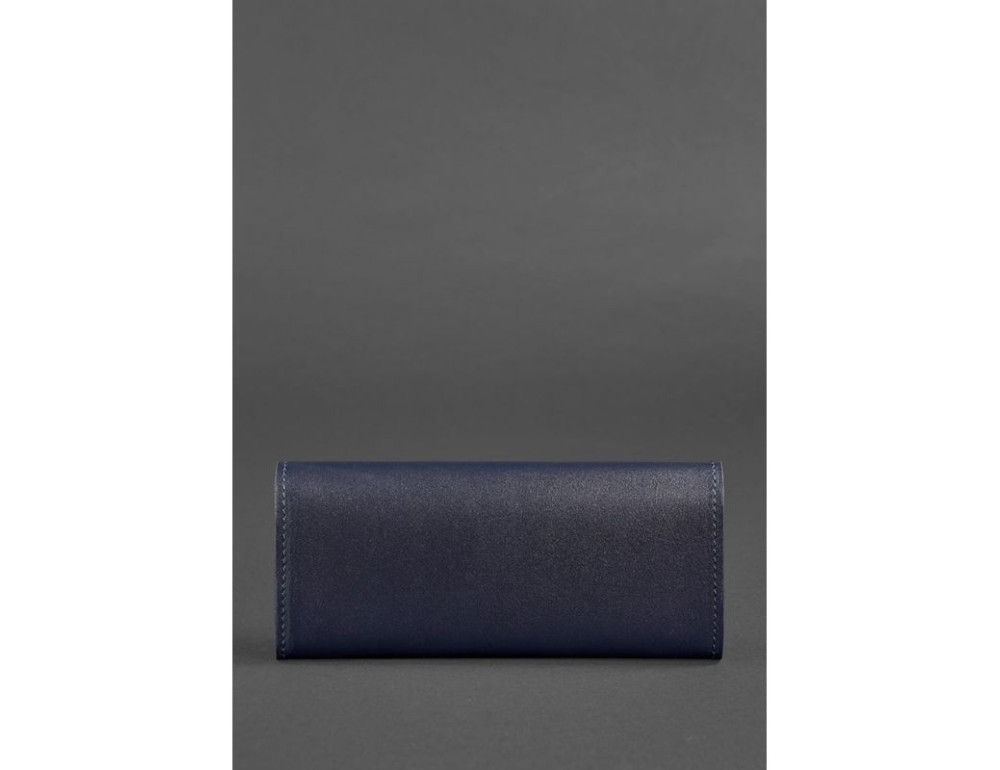 Жіночий шкіряний гаманець Керрі 1.0 темно-синій Blancnote BN-W-1-navy-blue - Фотографія № 4