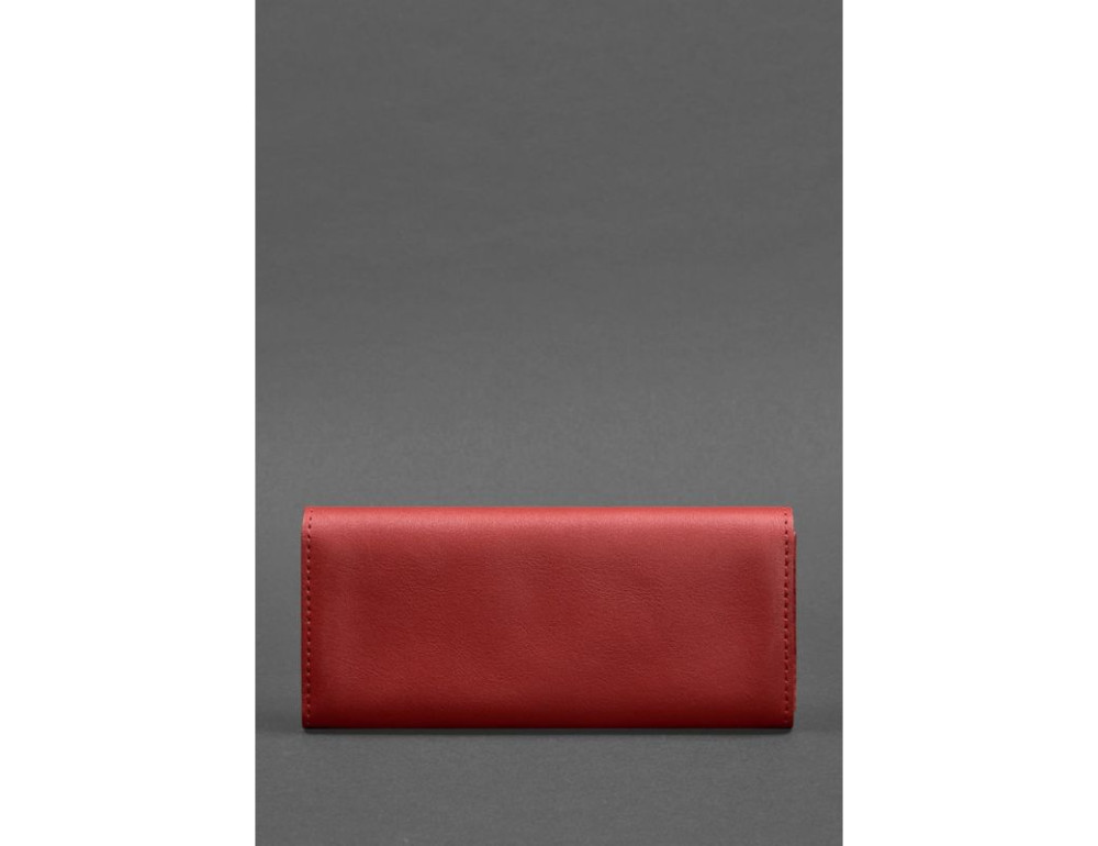 Шкіряний жіночий гаманець Керрі 1.0 червоний BN-W-1-red - Фотографія № 4