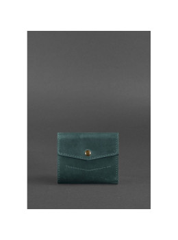 Кожаный кошелек 2.1 зеленый Crazy Horse Blanknote BN-W-2-1-iz