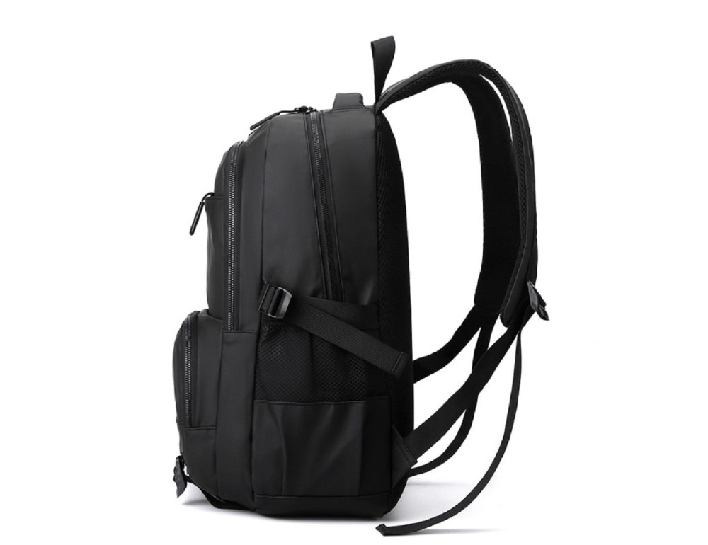 Вместительный текстильный черный рюкзак Confident ANT02-6656A - Фото № 7