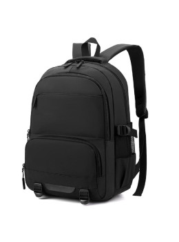 Вместительный текстильный черный рюкзак Confident ANT02-6656A