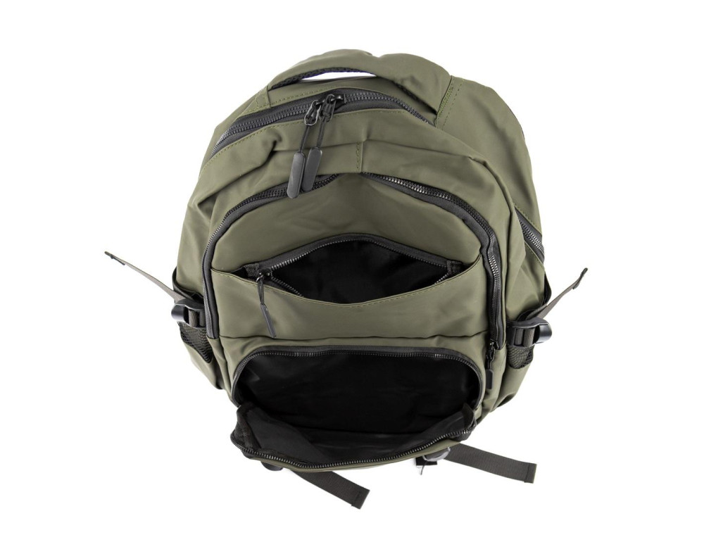 Вместительный текстильный  рюкзак цвет хаки Confident ANT02-6656H - Фото № 7