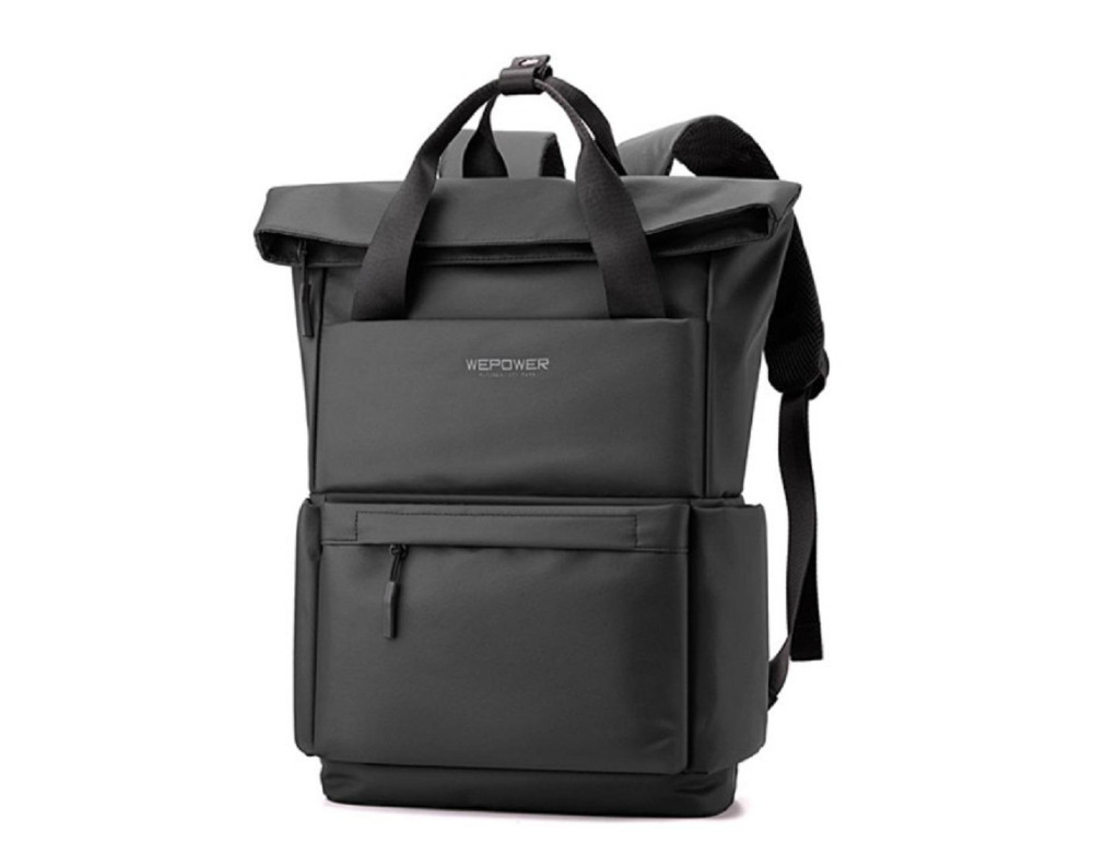 Большой текстильный черный рюкзак Confident AT08-1279A - Фото № 1 Большой текстильный черный рюкзак Confident AT08-1279A - Фото № 1