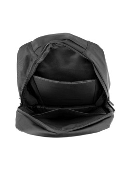 Вместительній тканевый черный рюкзак на два отдела Confident AT09-T-34820A