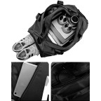 Дорожня сумка чорна текстильна Confident TB1-T-9018A - Фотографія № 105