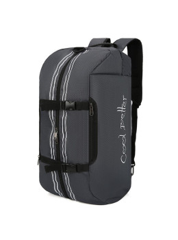 Сумка трансформер унисекс текстильная серая Confident TB2-T-22208G