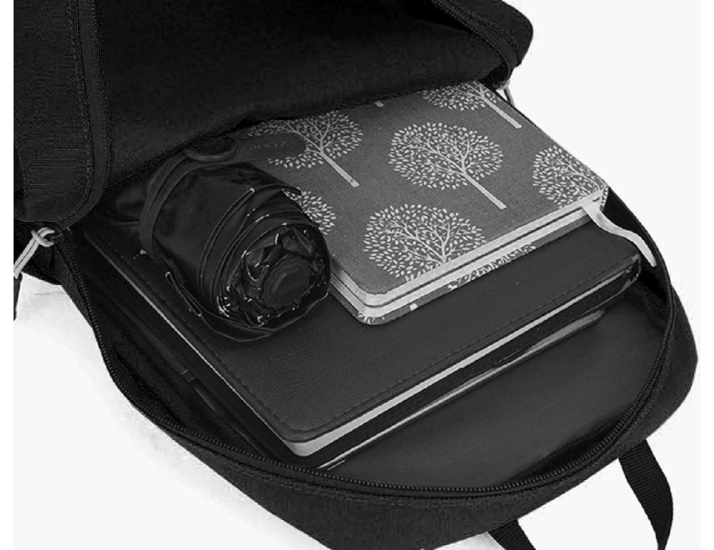 Текстильный черный рюкзак Confident TB3-T-0113-15A - Фото № 4