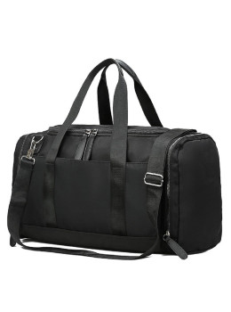 Дорожная сумка черная текстильная Confident TB8-1905A