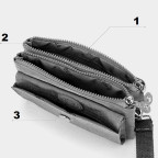 Жіноча текстильна сумка-кросбоді Confident WT1-0520A (чорний) - Фотографія № 101