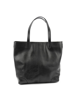 Кожаная сумка-шоппер флотар Firenze Italy CH-013A-FL-VP черная