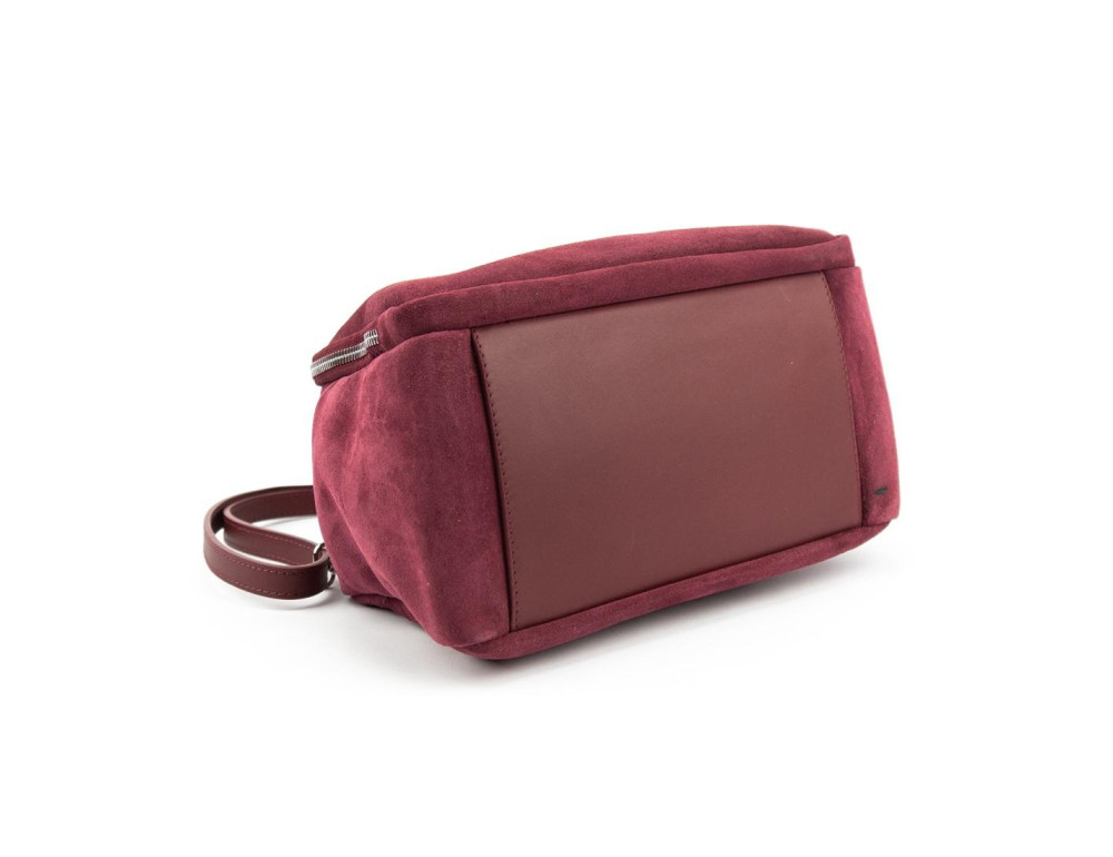 Сумка жіноча замшева Firenze Italy F-IT-1045BO-Y Burgundy - Фотографія № 5