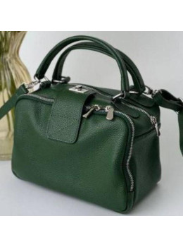 Сумка жіноча шкіряна крос-боді Firenze Italy F-IT-1045DGR Dark Green