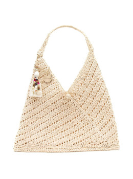 Плетеный летний шоппер Firenze Italy F-IT-2103B