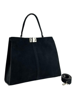 Замшевая классическая женская сумка Firenze Italy F-IT-76133A