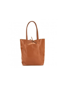 Женская кожаная сумка шоппер коричневая Firenze Italy F-IT-7622CM