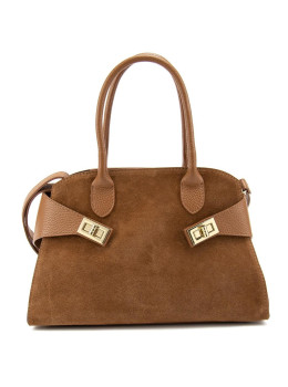 Сумка женская классическая небольшая замшевая Firenze Italy F-IT-7688-1C-S