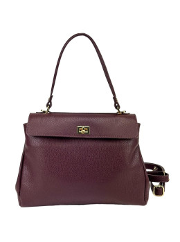 Классическая кожаная сумка через плече Firenze Italy F-IT-777BO