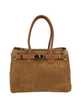 Замшевая классическая женская сумка Firenze Italy F-IT-8600C