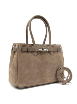 Замшевая классическая женская сумка Firenze Italy F-IT-8600T