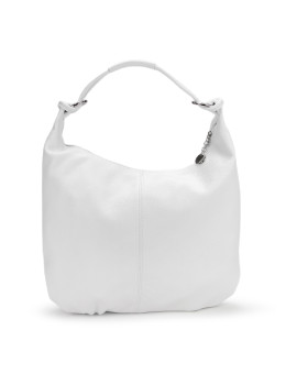 Женская мягкая большая кожаная сумка Firenze Italy F-IT-8778W белая