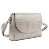 Сумка жіноча шкіряна крос-боді Firenze Italy F-IT-9804BCR Beige (Reptile Embossed)